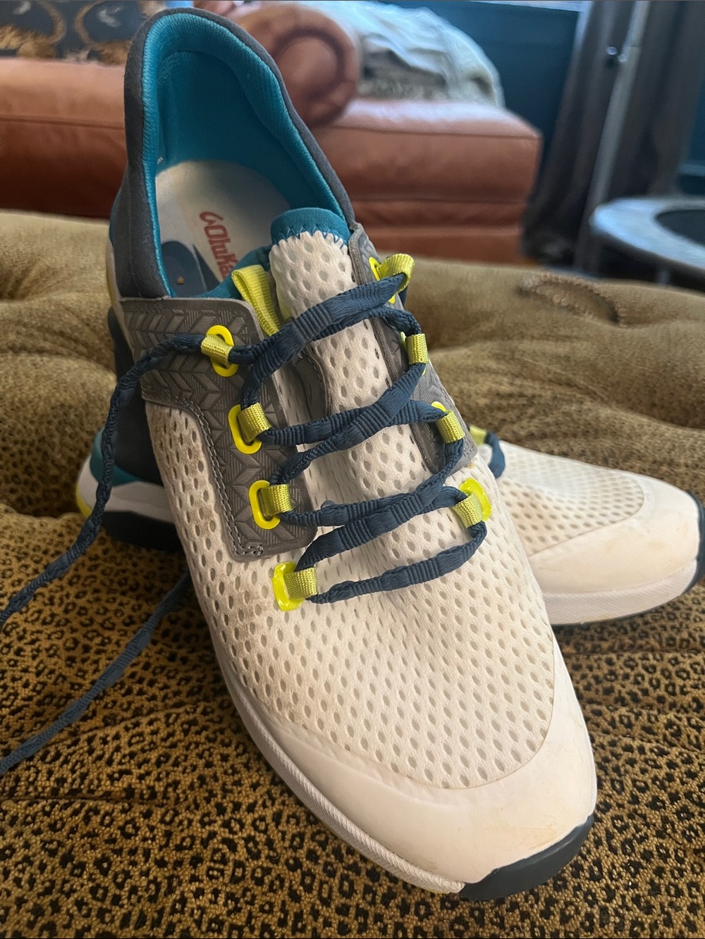 Olukai Women’s Wailuku White Athletic Sneakers Bright white Lagoon Womens 9.5